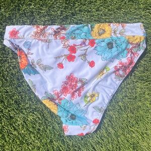 NWOT Pilyq Floral Print Bikini Bottoms